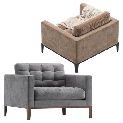 DAVIS Armchair Cazarina Interiors/Кресло ДЕЙВИС — Ver 6