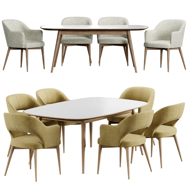 Gray Tony Konyshev Chair HER 042 G Table — Descargar