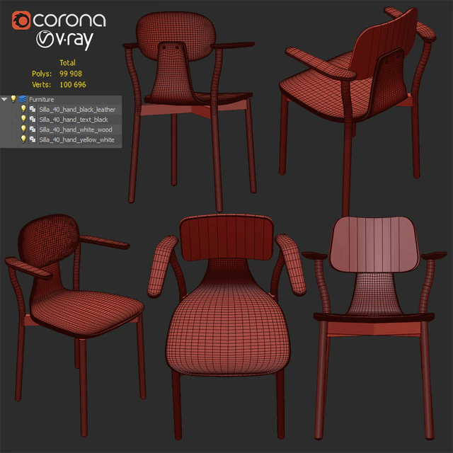 Silla 40 with hands — Descargar