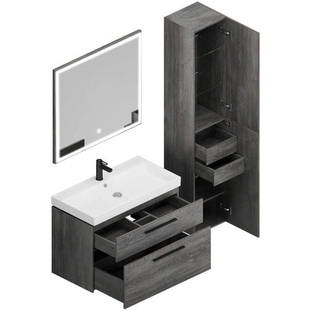 Nova 75/90 Oak Rochelieu (2 drawers) — Descargar