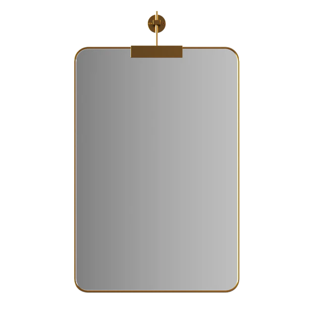 Rounded Corners Mirror on Bracket by Clear Home Design — Descargar