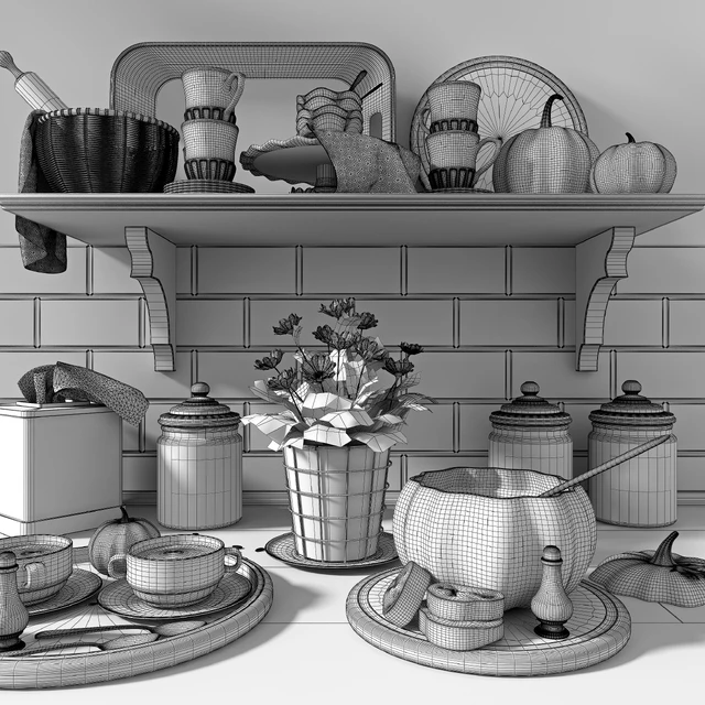 A set of kitchen decor — Descargar
