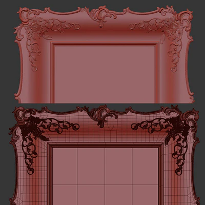 Carved frame — Ver 2