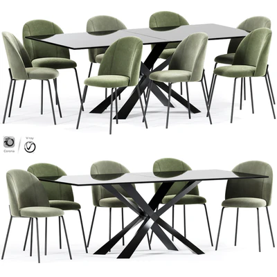 Cloyd Dining Table Chair Collection — Вид 1