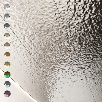 Decorative steel sheets with water ripples 01 — Ver 1