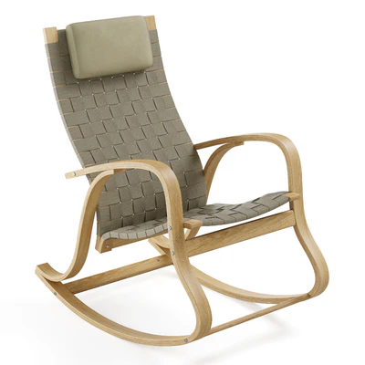 La Redoute Garden Jimi Rocking Wicker Chair — Ver 7