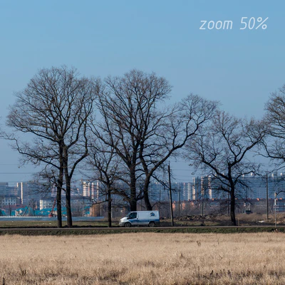 Countryside panorama of new buildings and trees — Ver 5