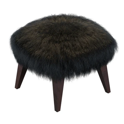 OTTO TIBETAN FUR CUBE OTTOMAN — Ver 3