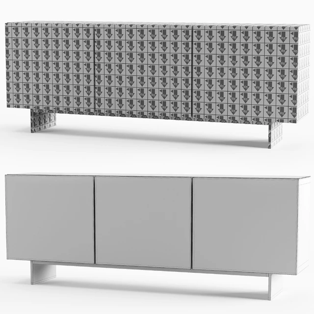 Cattelan Italia Focus Crystalart Sideboard — Descargar