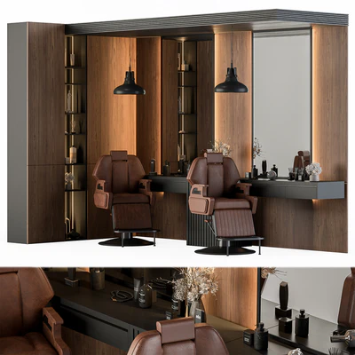Beauty Salon Barber Shop - Set 08 — Ver 1