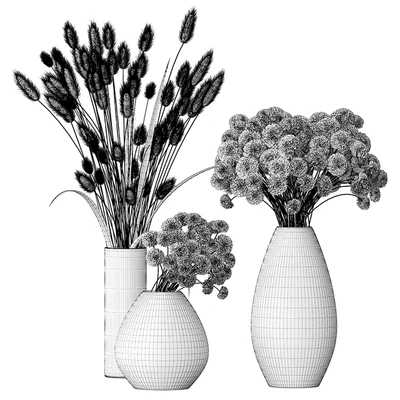 Bouquet of flowers in a vase 49 — Ver 2