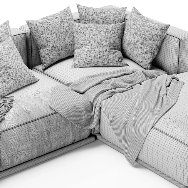 Poliform Shangai Chaise sofa — Descargar