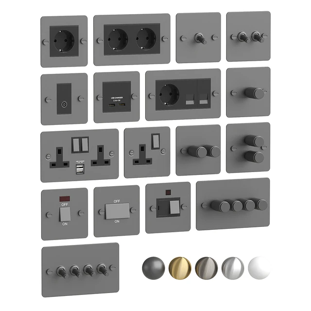 Electrical outlets and switches Buster & Punch — Скачать