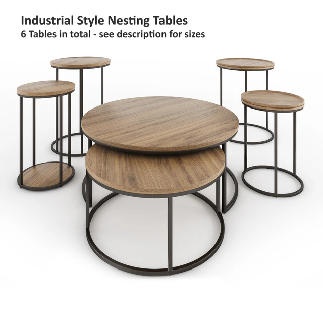 Coffee Table - Industrial Style — Скачать