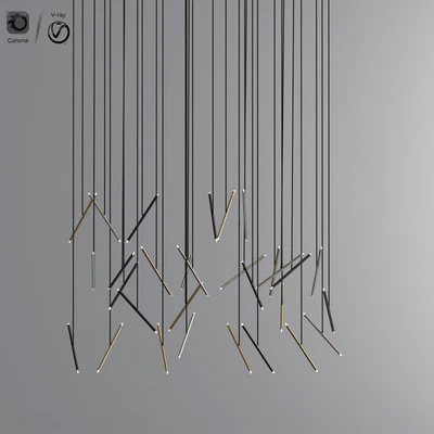 Modern Ceiling Led Suspension Collection — Ver 4