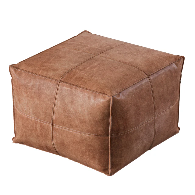 Cb2 / Leather Pouf — Descargar
