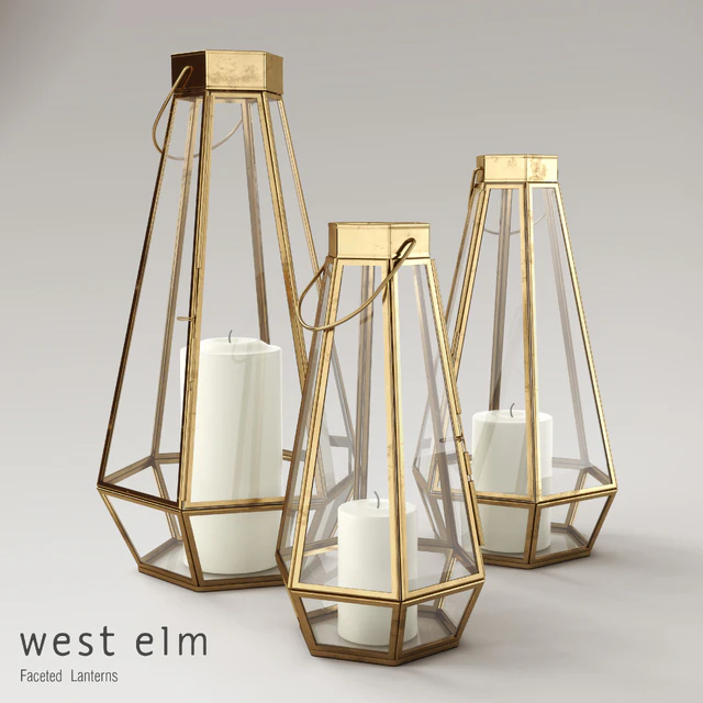 West Elm Faceted Lanterns — Descargar