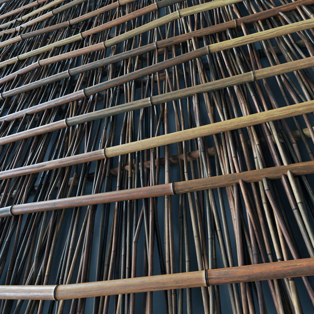 Bamboo branch decor n25 / Decor from bamboo branches number 25 — Descargar