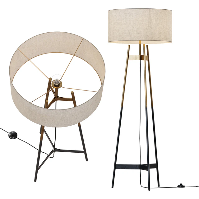 CB2 / BRACE OMBRE FLOOR LAMP — Descargar