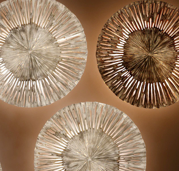 Pieter Adam Le Soleil wall lamp sconce, decor disks, panels, round, decorative — Descargar
