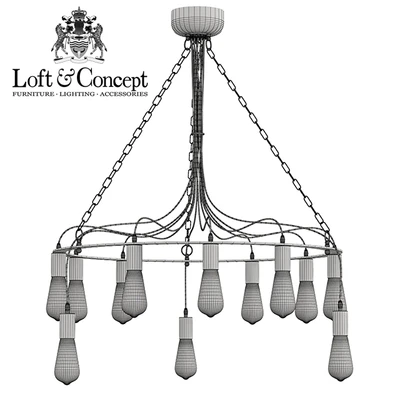 Люстра Blood Wire Chandelier Black 12 — Вид 2