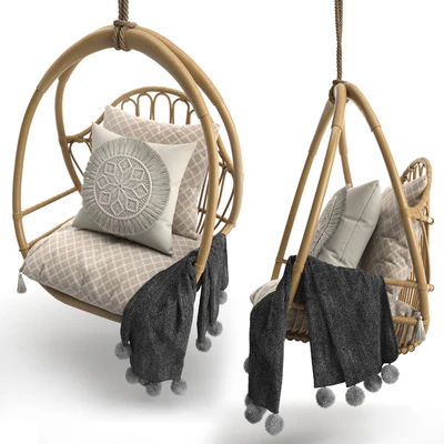Woven hanging chair — Ver 5