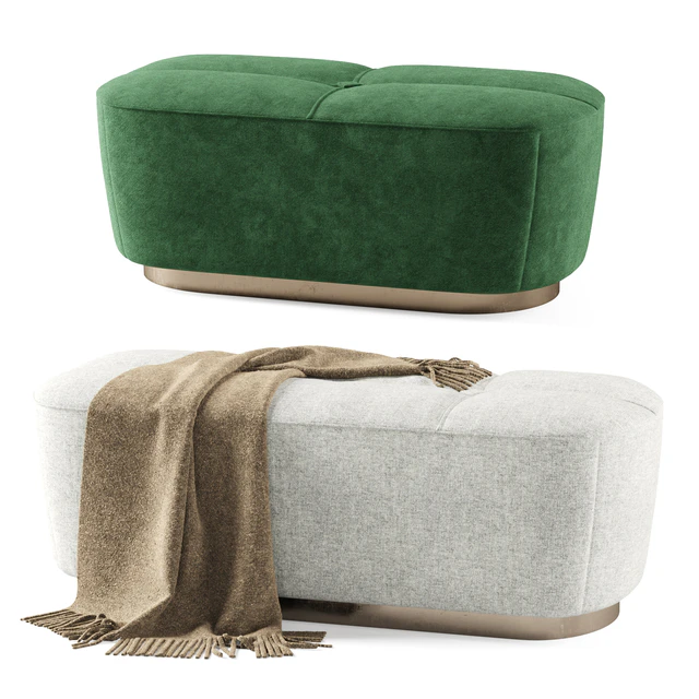 Minotti Jacques ottomans / Банкетка — Скачать