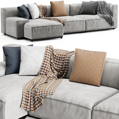 Cassina Mex Cube Chaise Longue Sofa — Вид 1