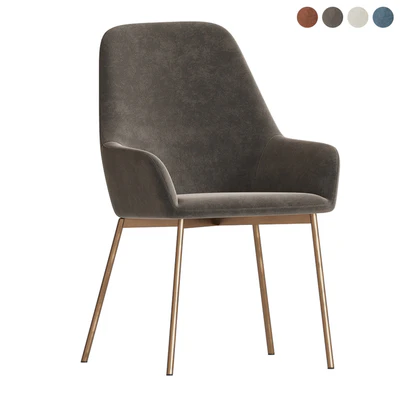 Evy II upholstered chair — Ver 4