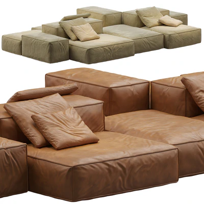 Modular Sofa Extrasoft from the Living Divani brand — Ver 5