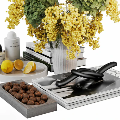 Decorative coffee table set — Ver 5
