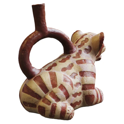 Moche pottery cheetah — Ver 5