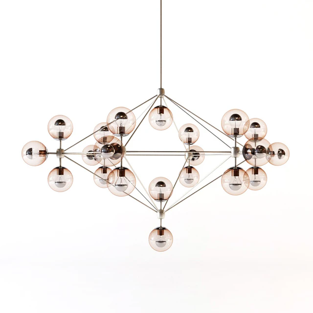 Roll and hill - Modo chandelier — Скачать