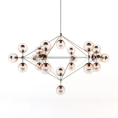 Roll and hill - Modo chandelier — Скачать