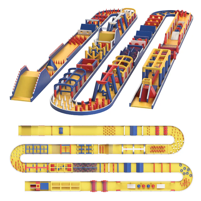 Giant obstacle course Miss Muddy — Descargar