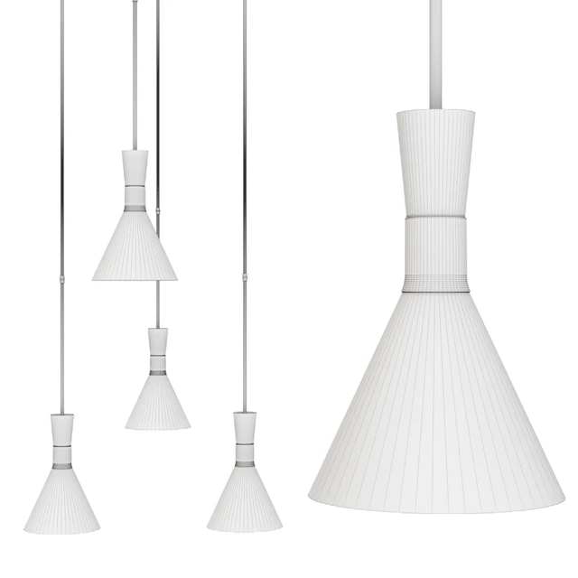 Liam Small Conical Pendant by STUDIO VC Nickel — Download