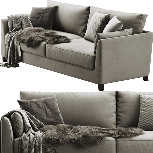 Meridiani Bisse Sofa 220 cm — Descargar