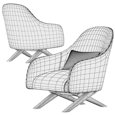 Poliform MARLON Armchair — View 3
