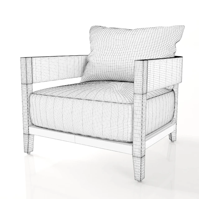 balmain teak lounge chair — Descargar