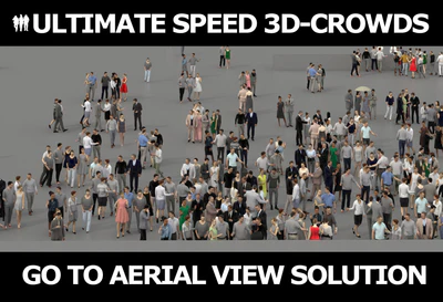3d people crowds ultimate speed solution — download