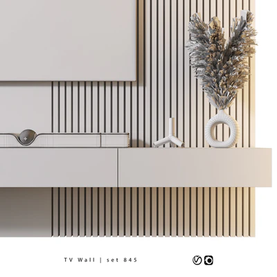 TV Wall | set 845 — Ver 6