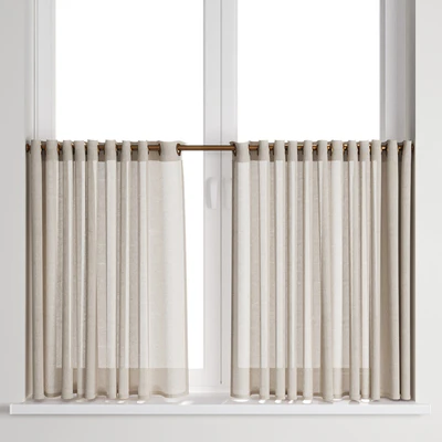 Curtain 54/ Шторы короткие на кольцах — Вид 3