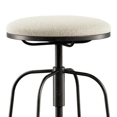 Zara Home - Linen swivel stool — Вид 3