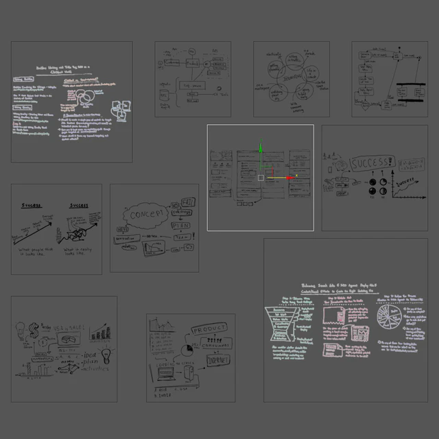 Whiteboard Notes & Stickers Set 2 — Descargar