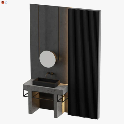 MODERN - Gray Bathroom 19 — Ver 6
