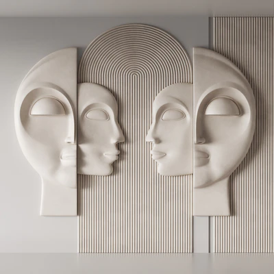 Wall 3D panel Faces v2 — Ver 4