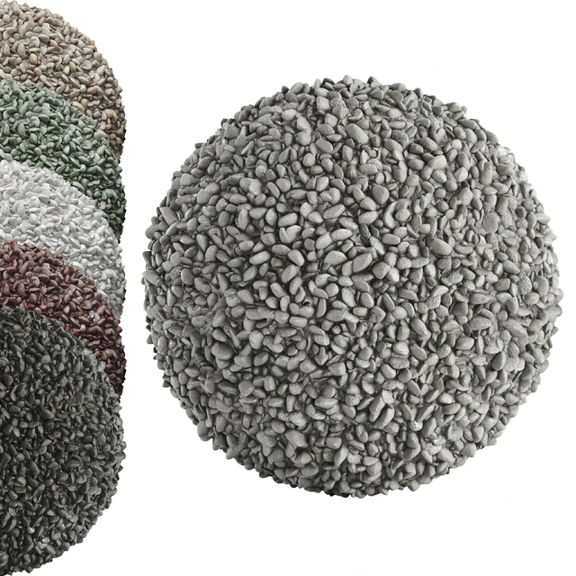PBR Gravel 02 | 4k | PNG | Seamless | +SBSAR — Скачать