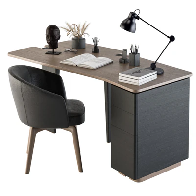 Minotti Jacob Writing Desk - Office Set 156 — Вид 4