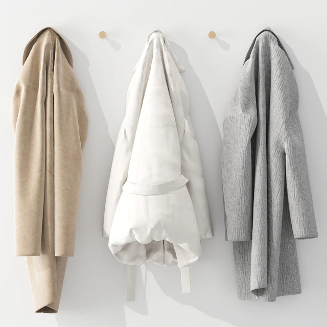 Outerwear and cap on hooks Set 01 — Descargar