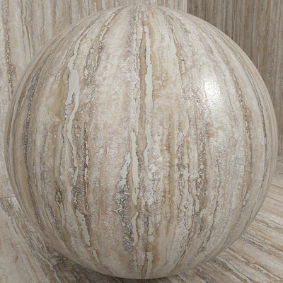 Material (seamless) - stone, travertine set 123 — Ver 5